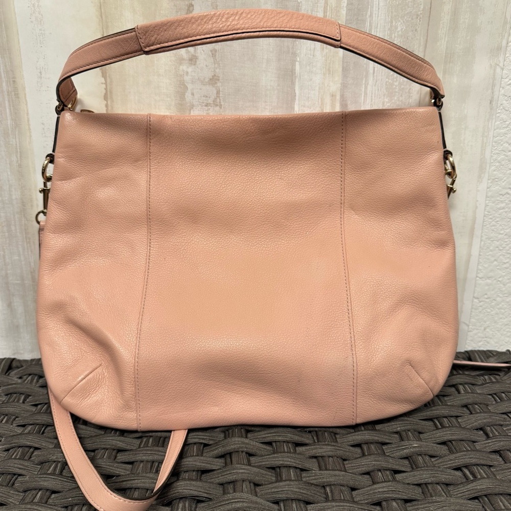 Coach Pink Leather Shoulder Crossbody Bag - Picture 3 of 5